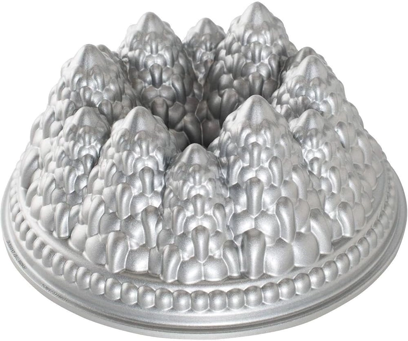 Nordic Ware Silver Pine Forest Cake Tin, 9 Cup Capacity : Amazon.co.uk: Home & Kitchen