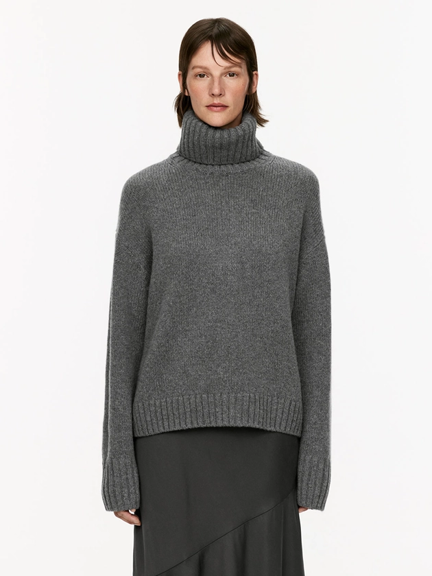 Pull en laine et cachemire Penny Martin et ARKET - Gris foncé - Cashmere - ARKET FR