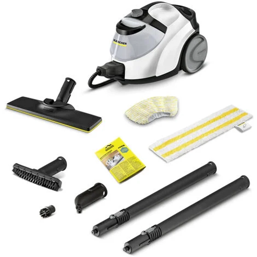 Karcher Nettoyeur Vapeur 4.2 bars SC 5 EasyFix Iron avec fonction VapoHydro Double réservoir avec Kit de Nettoyage Sols