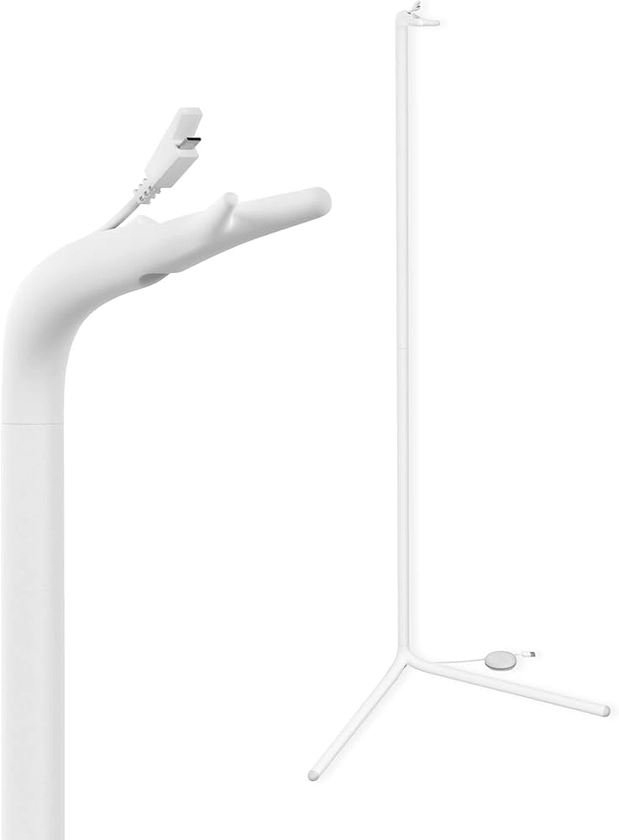 Support de Sol Lollipop, Support de Sol pour Moniteur bébé, Compatible avec Le Moniteur bébé Lollipop, Support pour Surveillance de bébé dans la crèche avec tête Flexible en Silicone, Blanc