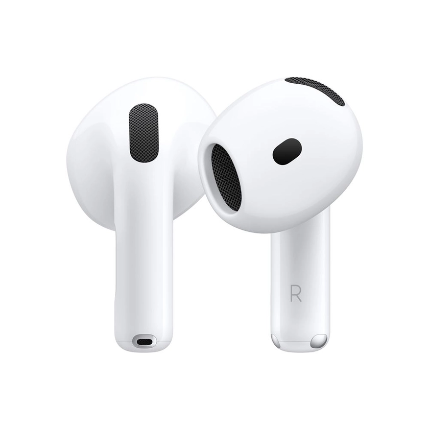 Apple Airpods 4 Blanc avec Boîtier de charge USB‑C Ecouteurs sans fil avec réduction active du bruit