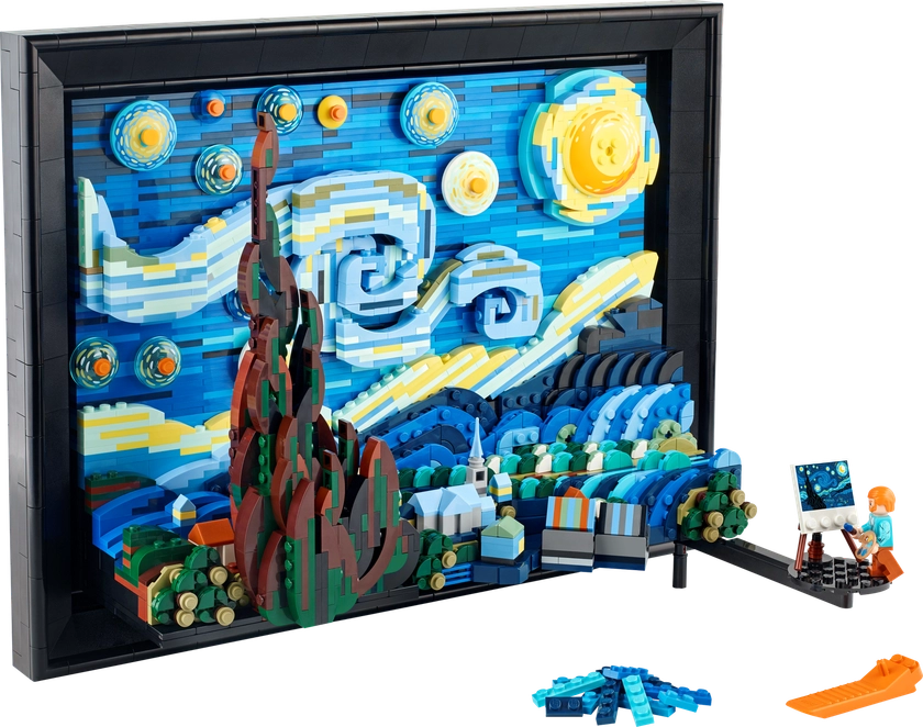 Vincent van Gogh - The Starry Night 21333 | Ideas | Buy online at the Official LEGO® Shop US 