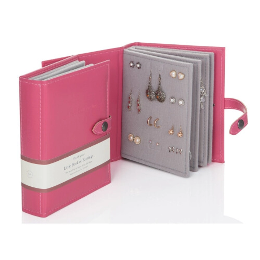 Little Book of Earrings Storage - Bon Bon Pink on OnBuy