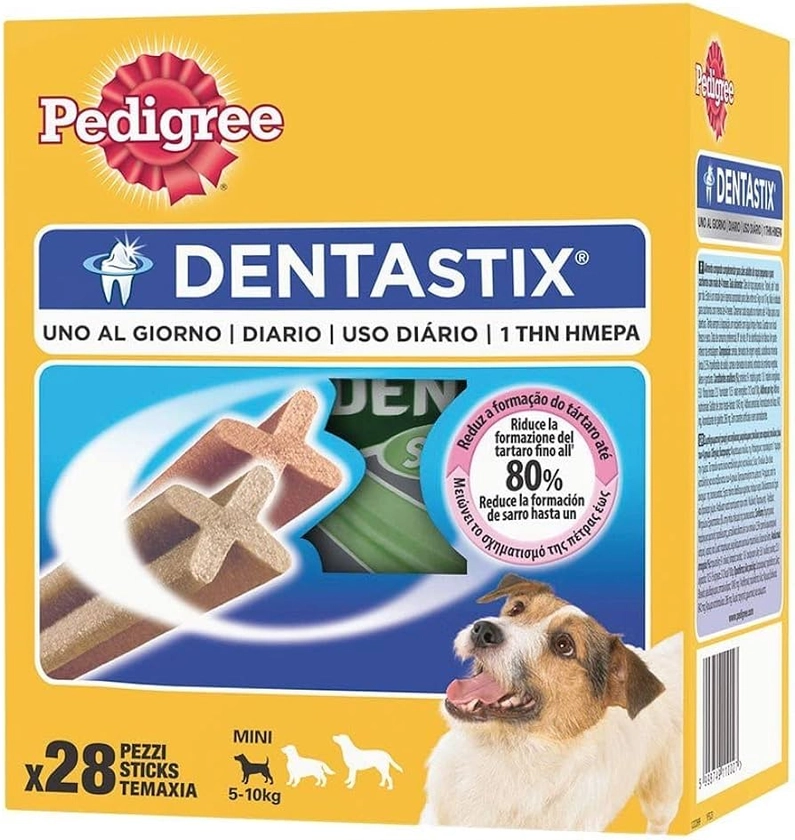 Pedigree DentaStix Mini – Snack For Oral Hygiene for Puppies and Small Dogs : Amazon.co.uk: Pet Supplies