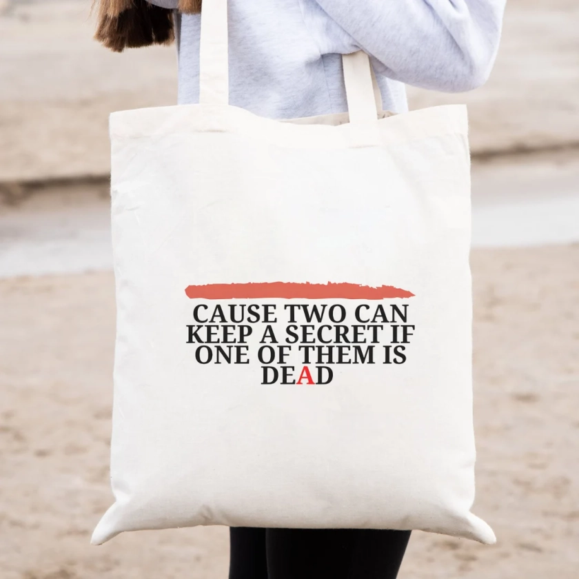 Gardez un secret - Cadeau sac fourre-tout en coton Pretty Little Liars Série télévisée