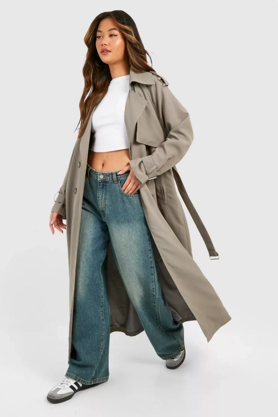 Oversized Double Breast Trench Coat