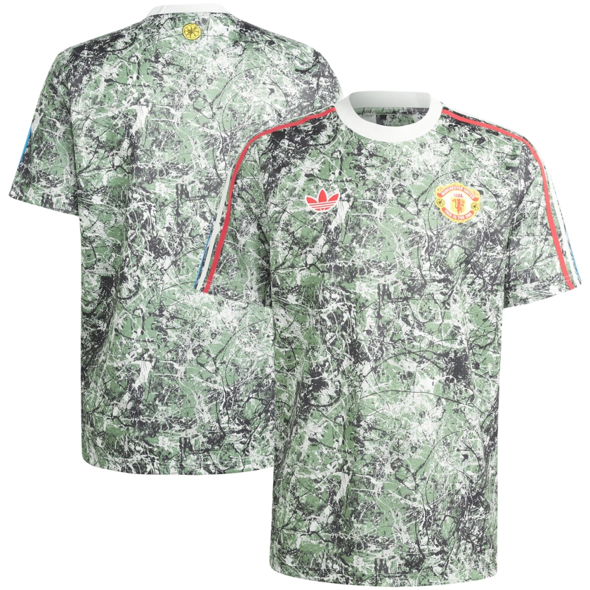 Manchester United adidas Originals Stone Roses Icon Top - Multicolour