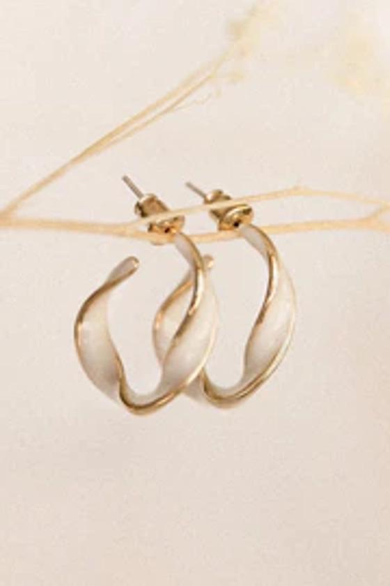 Clementine Earrings - White