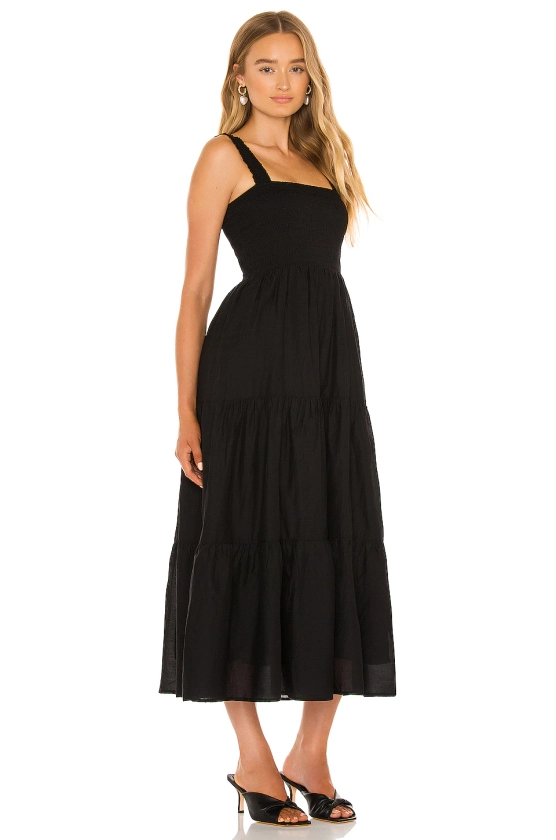 Seafolly Faithful Midi Dress in Black | REVOLVE
