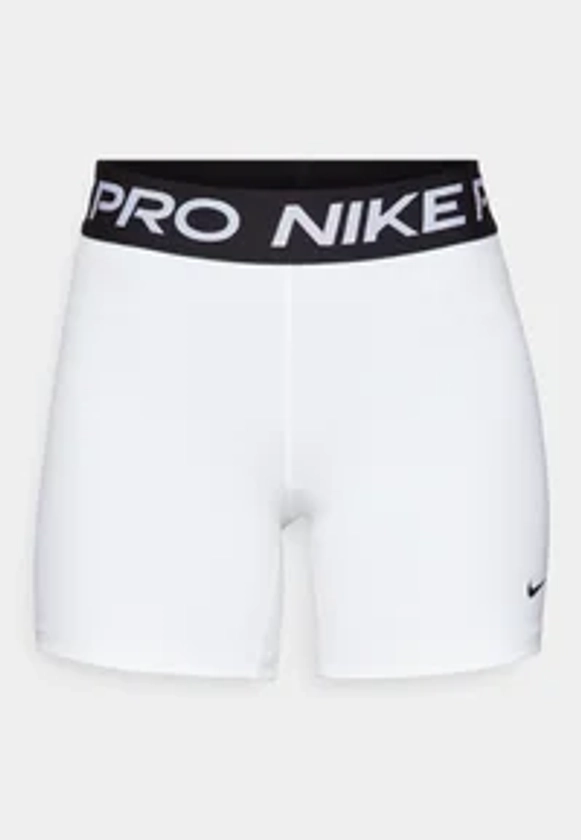 Nike Performance SHORT - Leggings - white/black/black/blanc - ZALANDO.FR