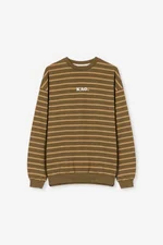 UNISEX STRIPES KAO - Sweatshirt - brown