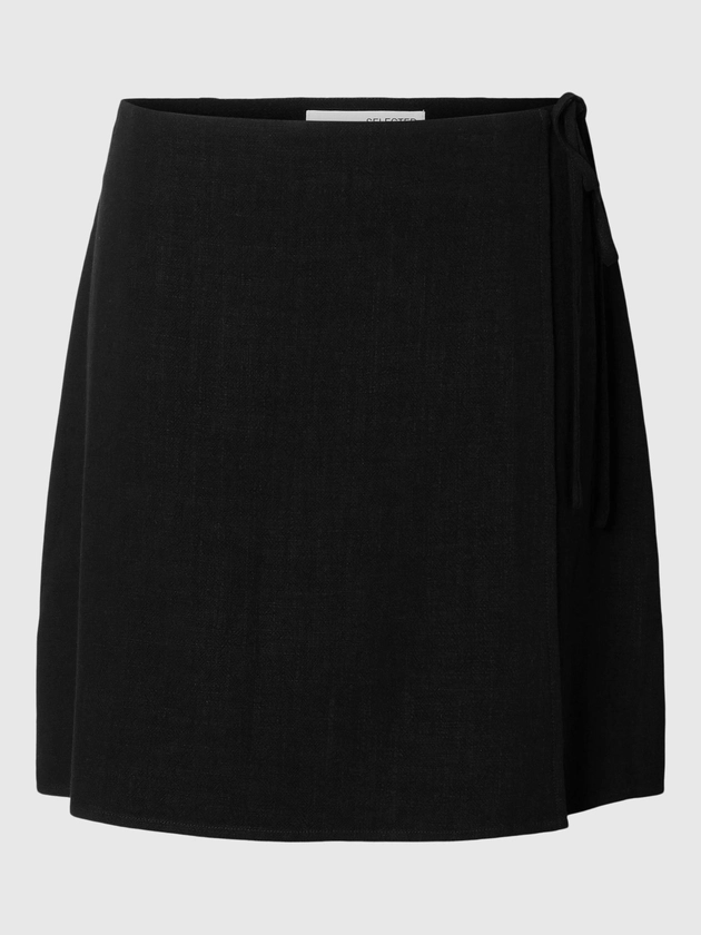 PORTEFEUILLE MINI-JUPE | Noir | SELECTED FEMME®