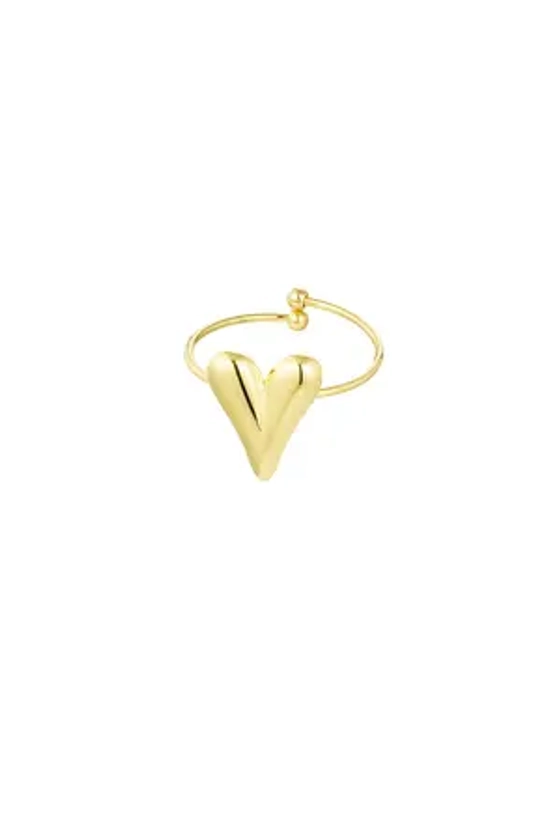 Aesthetic hartjes ring - zilver SKU0253220-115 Zilver Groothandel SKU0253220-115