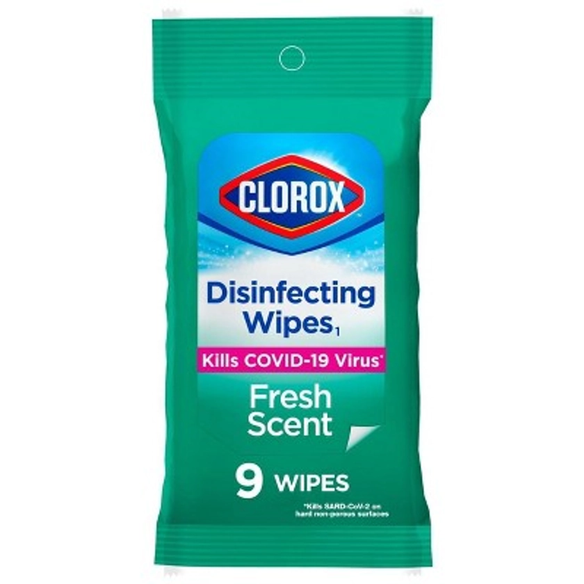 Clorox Fresh Disinfecting Wipes Bleach Free Cleaning Wipes - 9ct