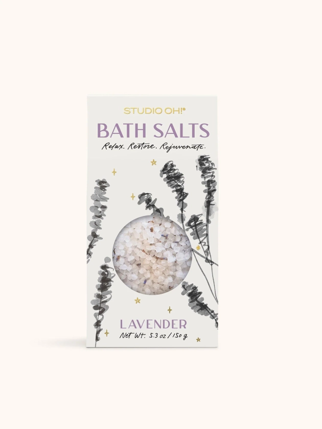 Lavender Scented Bath Salts