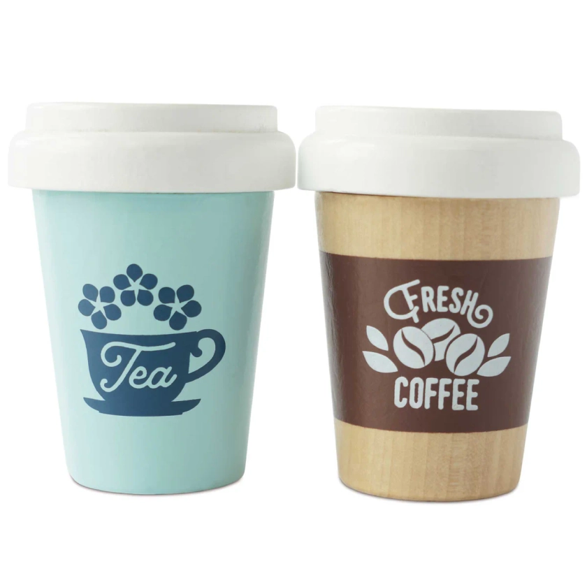 Eco Cup Set - Tea & Coffee | Pretend Play | Wooden Toys | Le Toy Van
