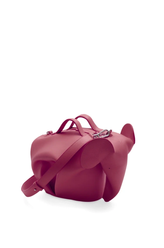 Grand sac Elephant en cuir de veau classique Pourpre - LOEWE