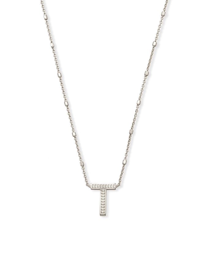 Letter G Pendant Necklace in Silver | Kendra Scott