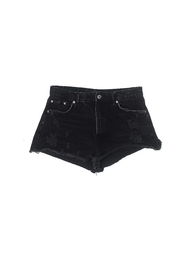 Zara Black Denim Shorts Size 8 - 47% off