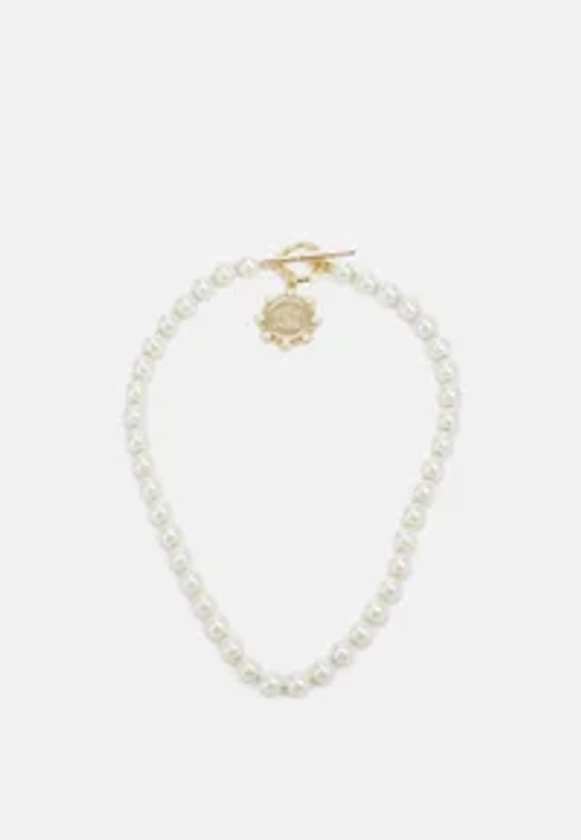 Lauren Ralph Lauren COLLAR - Collier - gold-coloured/white/doré - ZALANDO.FR