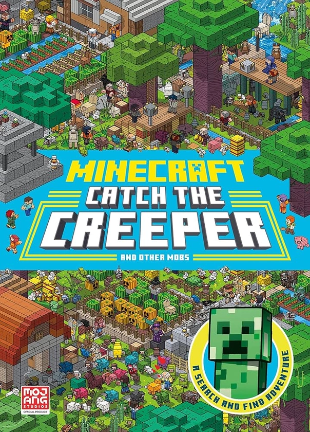 Minecraft Catch the Creeper and Other Mobs: Search for your favourite mobs in this official Minecraft Search and Find book! Perfect for kids into video games.