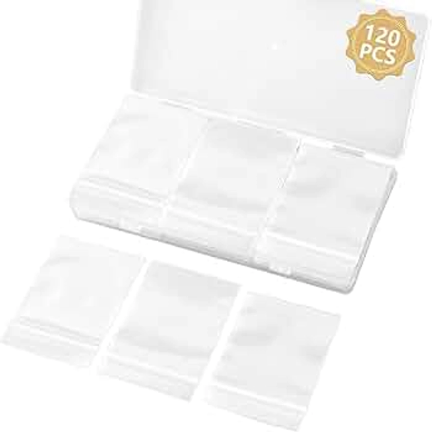 Small Plastic Bags for Jewelry, 120 PCS 2" x 2.76" Mini Plastic Bags, 2.4 Mil Clear Small Ziplock Bag, Poly Baggies with Resealable Zip Top Lock for Small Business, Storage, Gift, Candy, Screws