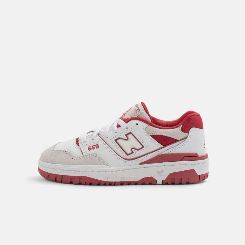 New Balance 550 rosse, bianche e grigie - AW LAB