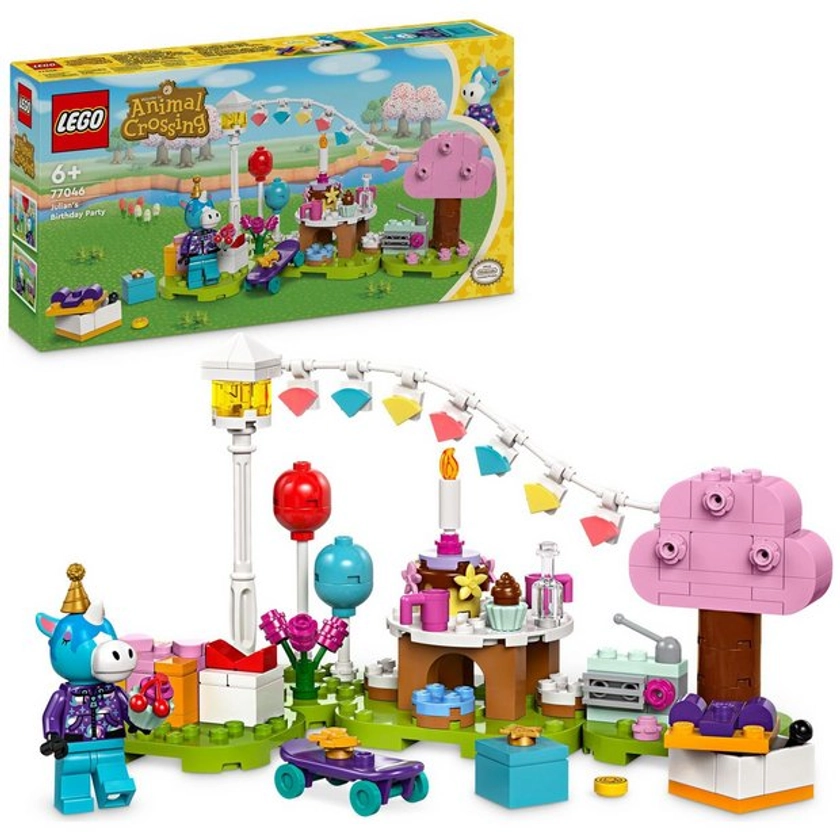 Buy LEGO Animal Crossing Julian's Birthday Party Toy Set 77046 | Playsets and figures | Argos