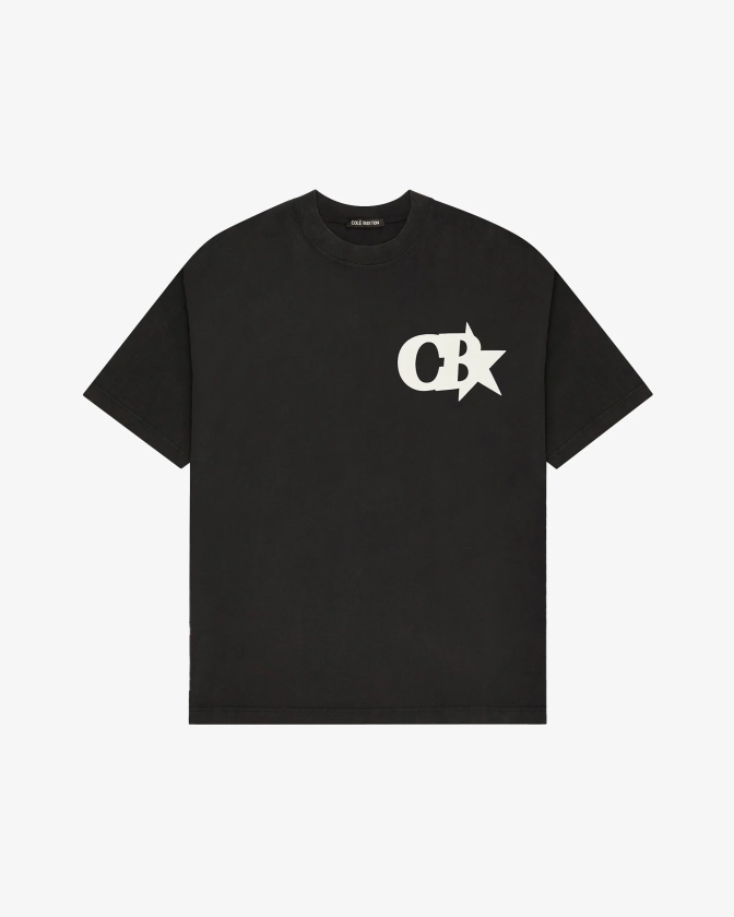 Cole Buxton | CB Star T-Shirt | Mens | Cotton | Vintage Black