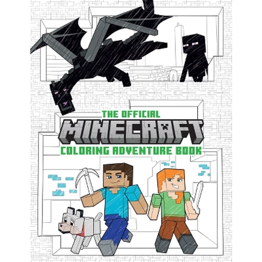 The Official Minecraft Coloring Adventures Book - (Gaming) by Insight Editions (Paperback)