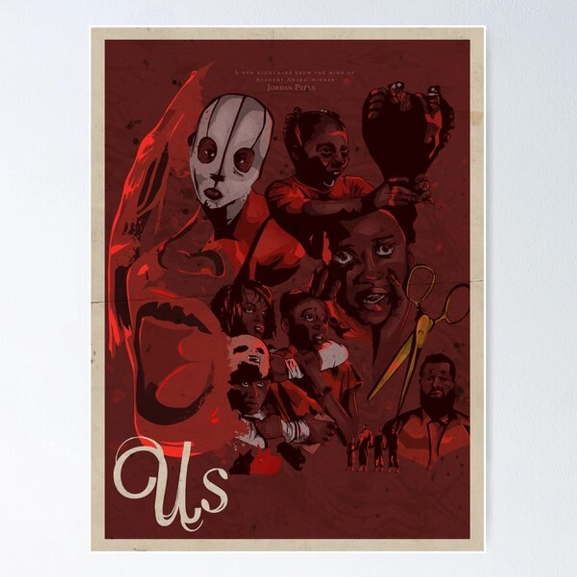 "Us" Poster for Sale by munchkinboutiq