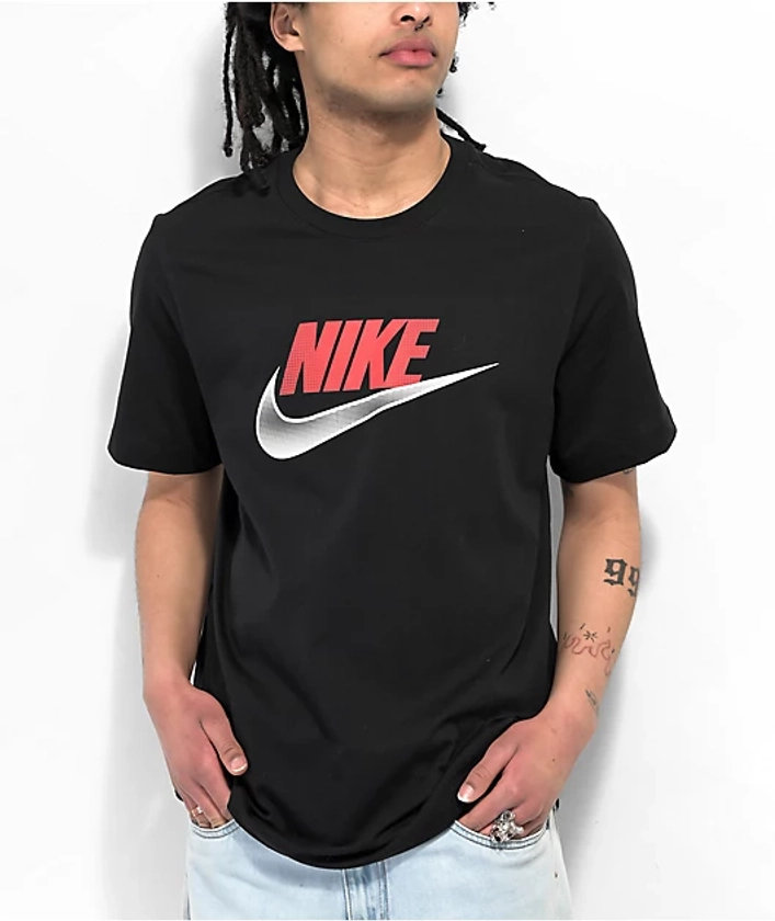Nike Sportswear 12 Month Futura Black T-Shirt
