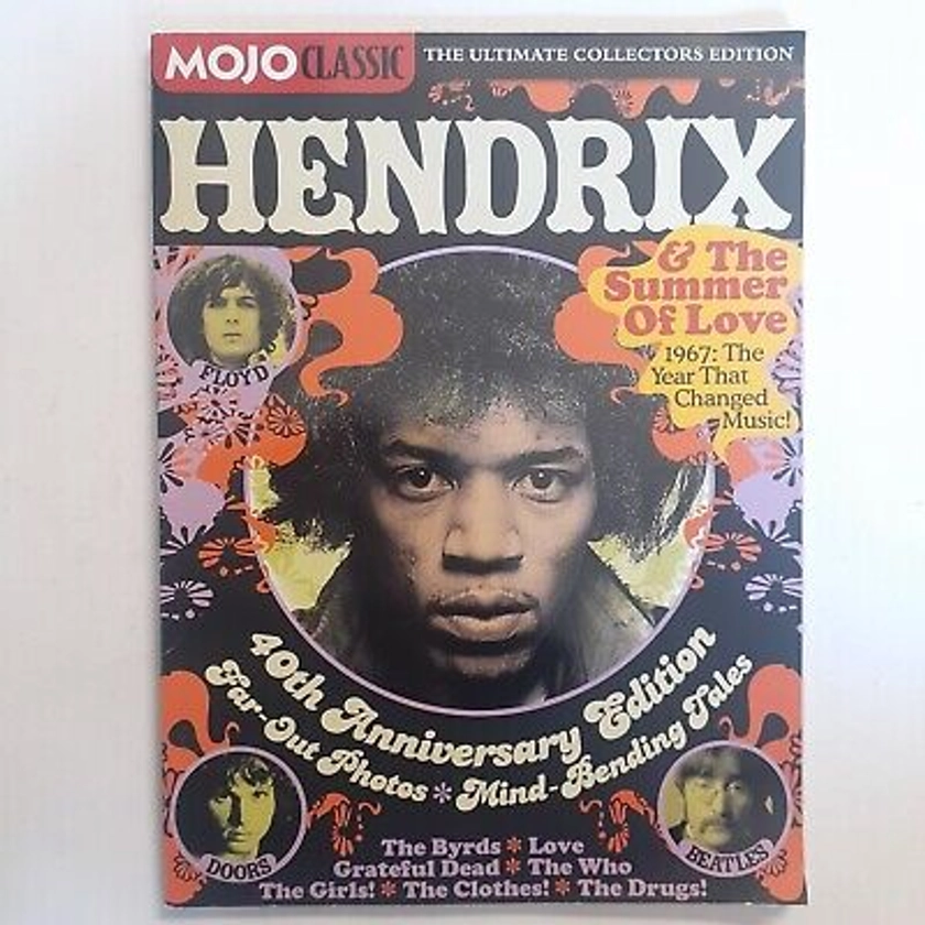 Mojo Jimi Hendrix Byrds Beatles Doors Pink Floyd Music The Who Grateful Dead F | eBay