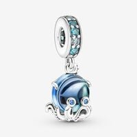 Murano Glass Cute Octopus Dangle Charm | Sterling silver | Pandora US