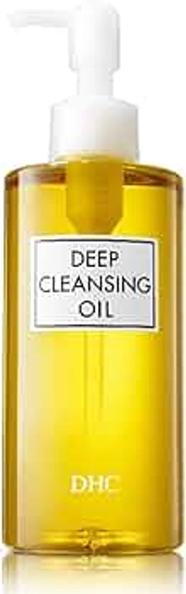 DHC Deep Cleansing Oil, Facial Cleansing Oil, Makeup Remover, Cleanses without Clogging Pores, Residue-Free, Fragrance and Colorant Free, All Skin Types, 6.7 fl. oz.