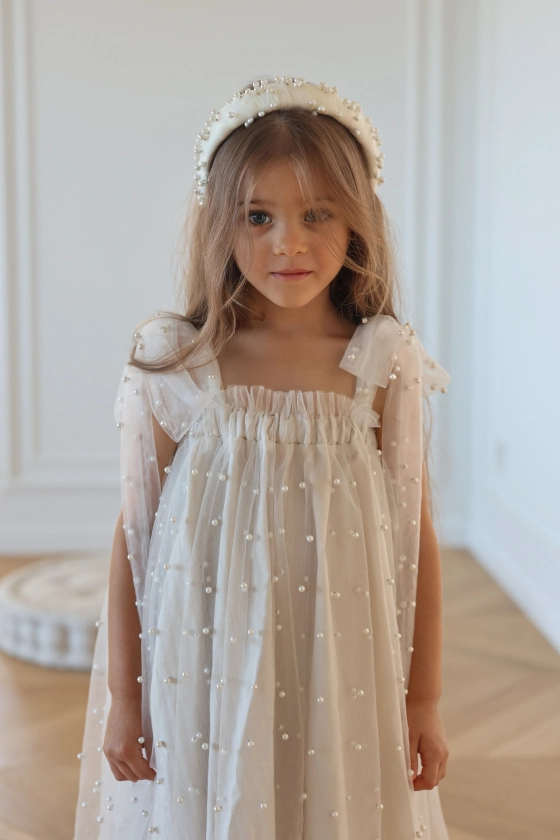 Pearl Girl Dress - Made To Order