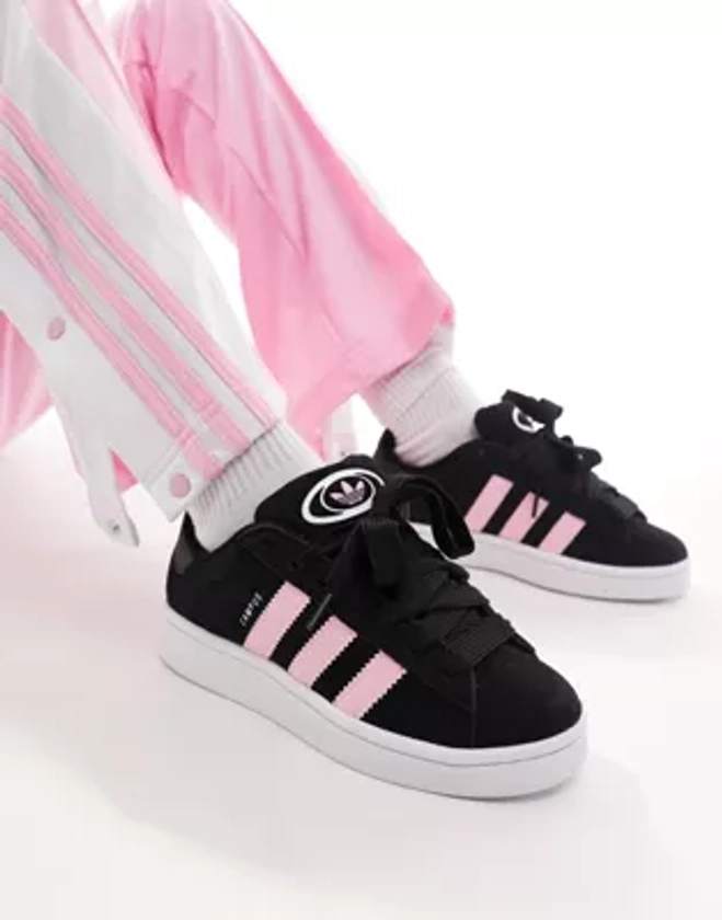 adidas Originals - Campus - Baskets style années 2000 - Noir et rose