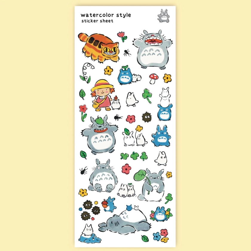 Totoro Sticker Sheet