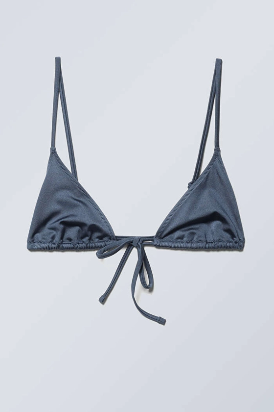 Triangle Bikini Top - Black - Weekday WW