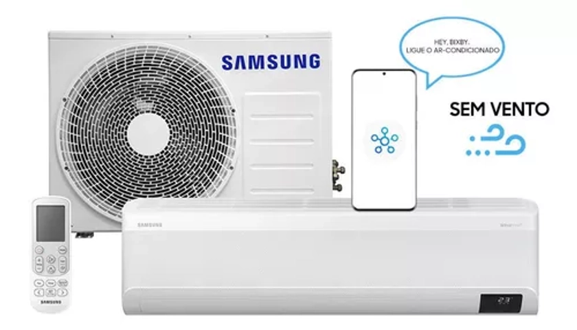 Ar-condicionado Split Inverter Samsung Windfree 22000 Btus Só Frio Branco 220V