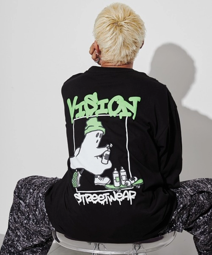 ∴WEGO/【24年秋冬新作】VISIONゴーストスケーターロングスリーブT（Tシャツ/カットソー）｜VISION STREET WEAR（ヴィジョンストリートウェア）のファッション通販 - ZOZOTOWN