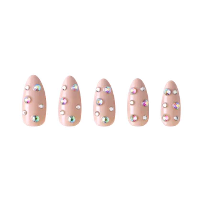 Nude Glitz Press-on Nails