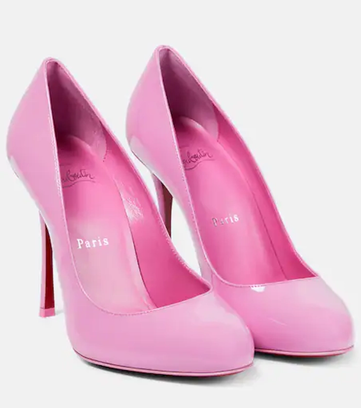 Dolly 100 patent leather pumps in pink - Christian Louboutin | Mytheresa