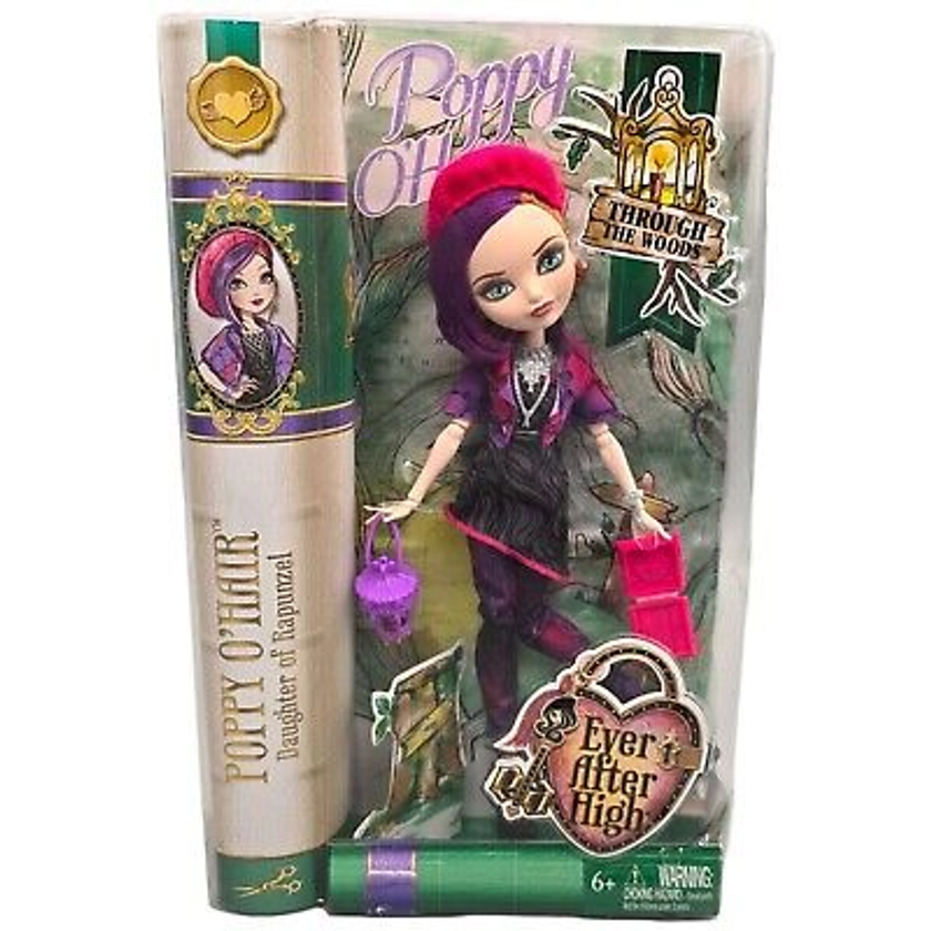 Ever After High Doll Through The Woods Poppy O'Hair 2014 Daughter Of Rapunzel | eBay