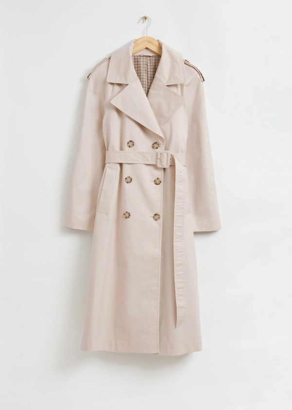 Classic Relaxed Trench Coat - Beige - & Other Stories GB