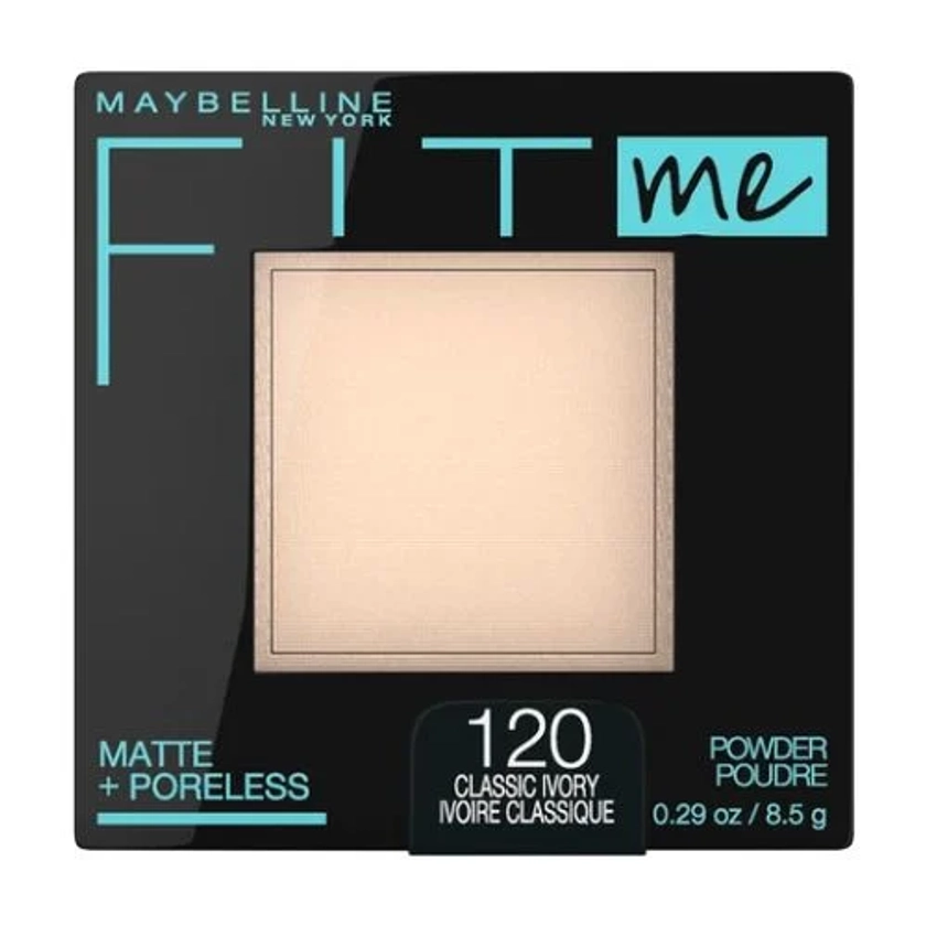 Polvo Maybelline Fit Me Matte+poreless N°120 Ivory