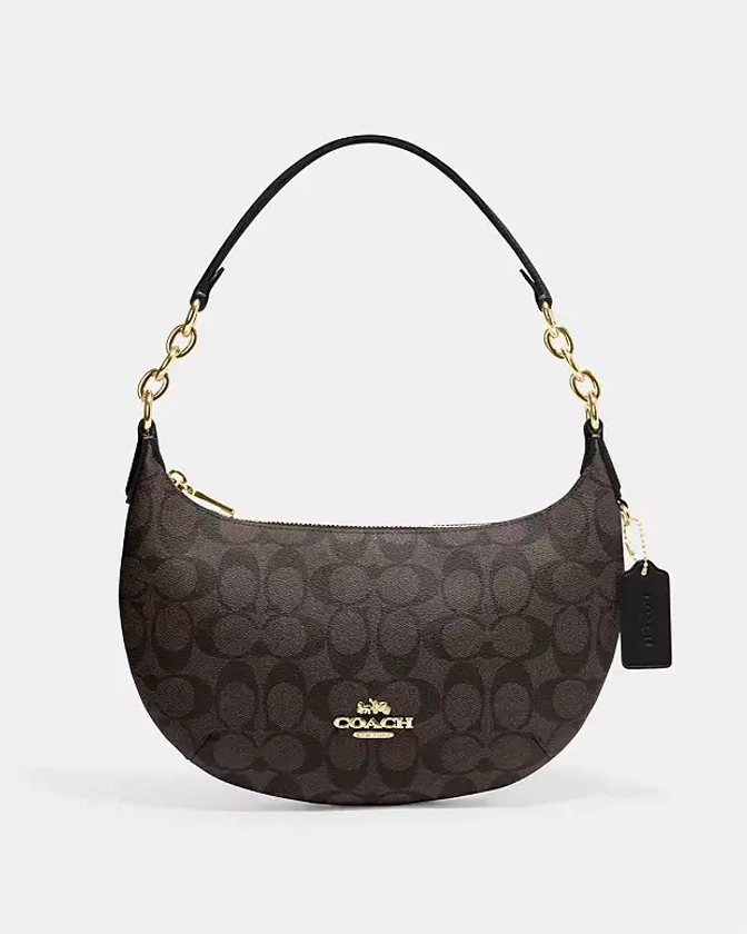 COACH® Outlet | Payton Hobo Bag In Signature Canvas