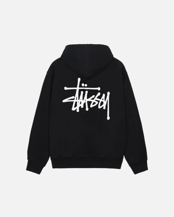 Basic Stüssy Hoodie in black – Stüssy UK