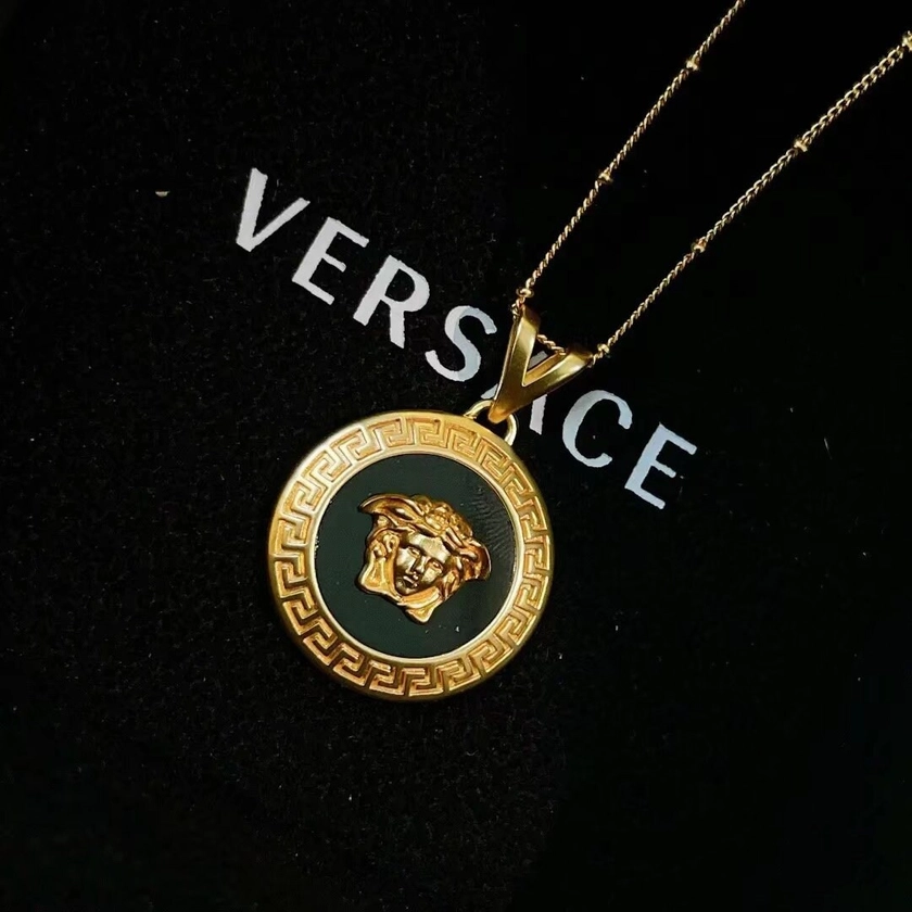 Vintage Versace medusa necklace