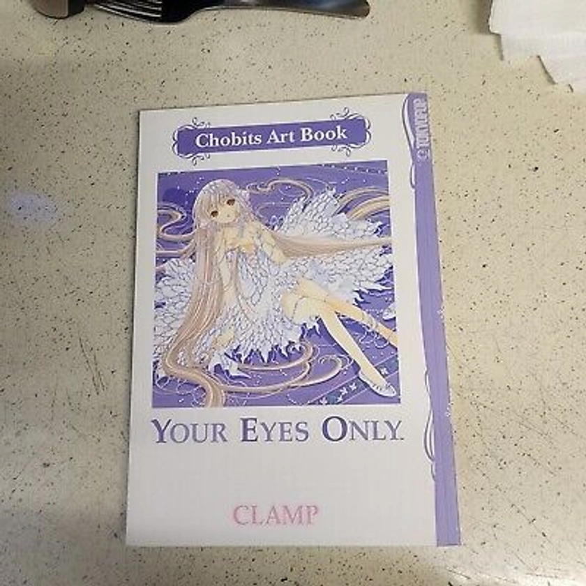 Chobits Your eyes only Anime Art Book Tokyopop Clamp Htf Oop | eBay